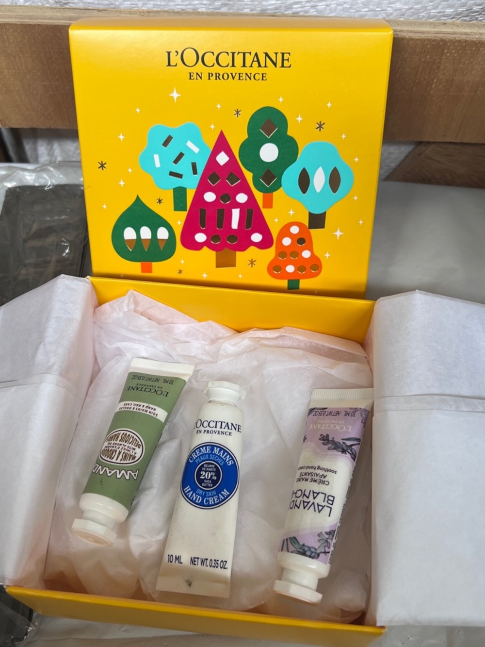 New! 3Pc L'Occitane Hand Cream Gift Set
